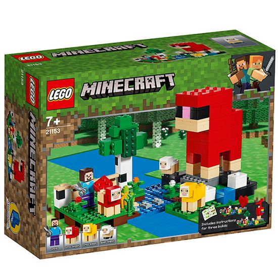 LEGO Minecraft 21153 Конструктор ЛЕГО Майнкрафт Шерстяная ферма